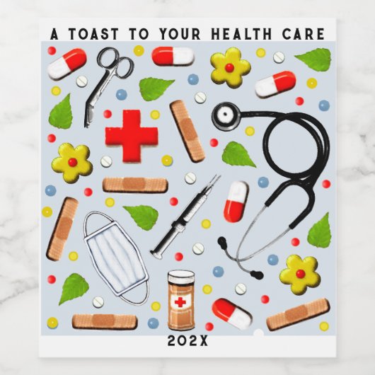 Verzekeringscadeau Wijn Etiket (Enkel label)