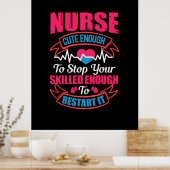 Verzekeringscadeau | Zuurlijk geluid genoeg om u t Poster (Keuken)