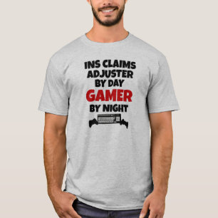 Verzekeringsclaims Adjuster Gamer T-shirt