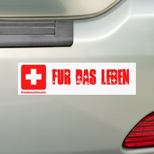 VerzekeringsDuits Bumpersticker (Op auto)