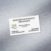 verzekeringsmaatschappij magnetisch visitekaartje (Voorbeeld)