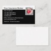 Verzekeringsmakelaarshart Visitekaartje (Voorkant / Achterkant)