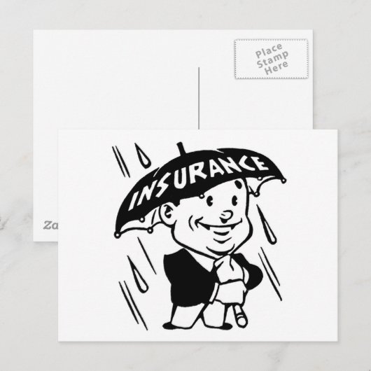  verzekeringsman briefkaart (Voorkant / Achterkant)