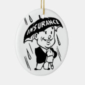 verzekeringsman keramisch ornament (Rechts)