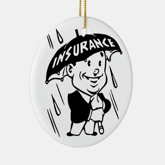  verzekeringsman keramisch ornament (Rechts)