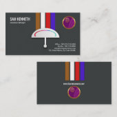 Verzekeringsmanager Colorful Umbrella Visitekaartj Visitekaartje (Voorkant / Achterkant)