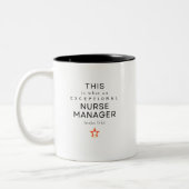 Verzekeringsmanager Tweekleurige Koffiemok (Links)
