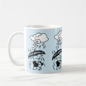 Verzekeringspolis Bescherming & Beveiliging Concep Koffiemok (Links)