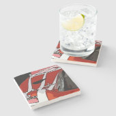 VERZEKERINGSRACER #23 STENEN ONDERZETTER (Zijkant)