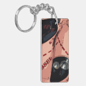 VERZEKERINGSRACER - PINK SLEUTELHANGER (Voorkant Links)