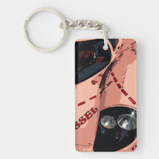 VERZEKERINGSRACER - PINK SLEUTELHANGER