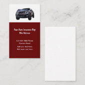 Verzekeringsrep Visitekaartjes voor auto's (Voorkant / Achterkant)