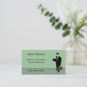 Verzekeringsverkoper Visitekaartje (Staand voorkant)