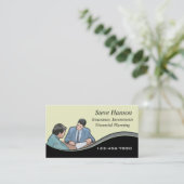 Verzekeringsverkoper Visitekaartje (Staand voorkant)