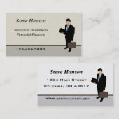 Verzekeringsverkoper Visitekaartje (Voorkant / Achterkant)