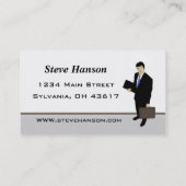 Verzekeringsverkoper Visitekaartje (Achterkant)