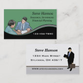 Verzekeringsverkoper Visitekaartje (Voorkant / Achterkant)