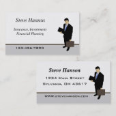 Verzekeringsverkoper Visitekaartje (Voorkant / Achterkant)