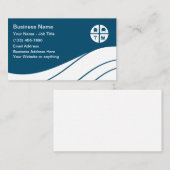 Verzekeringsverstrekker Moderne Visitekaartjes (Voorkant / Achterkant)