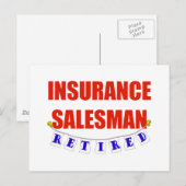 VERZEKERINGSVERZEKERING VERKOPER BRIEFKAART (Voorkant / Achterkant)