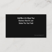 VerzekeringsVisitekaartjes Visitekaartje (Achterkant)