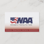 VerzekeringsVisitekaartjes Visitekaartje (Achterkant)