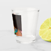 Verzen in haar shotglas shot glas (Rechts)