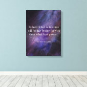 Verzen uit de Koran | Islamitische Gift Wall art Canvas Afdruk (Insitu (Houten vloer))