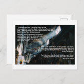 verzen uit Isaiah 41 - hulp en comfort Briefkaart (Voorkant / Achterkant)