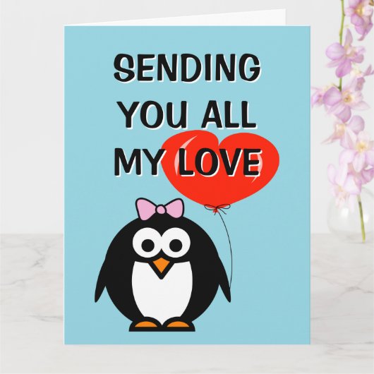 Verzend al mijn liefs wenskaart kaart (Orchidee)