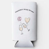 Verzend de Brug A Drink met de Code van de Douane  Seltzer Blikjeskoeler (Voorkant)