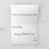 Verzend de Kaart van de Moederdag met (Binnen)