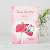 Verzend een uitnodiging van liefde (Staand voorkant)