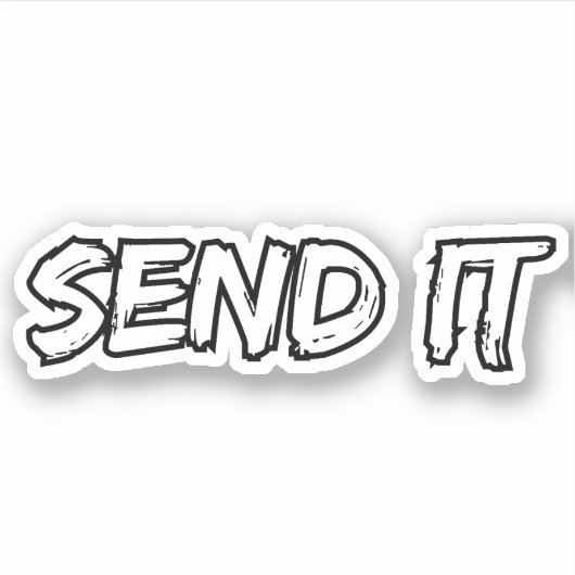 Verzend het Disc Golf Sticker (Voorkant)