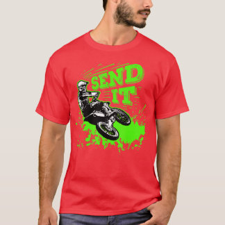 Verzend het Gift Funny Dirt Bike Motocross MX Supe T-shirt