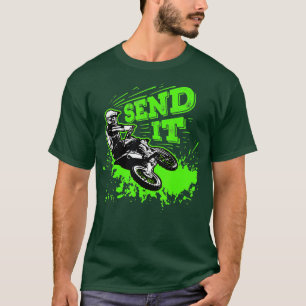 Verzend het Gift Funny Dirt Bike Motocross MX Supe T-shirt