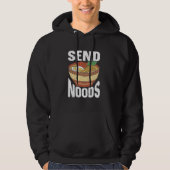 Verzend Noods Funny Japans Ramen Noodle Hoodie (Voorkant)