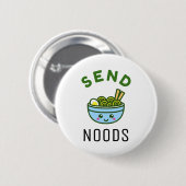 Verzend Noods Funny Pun Kawaii Ramen Noodles Ronde Button 5,7 Cm (Voorkant /achterkant)