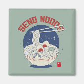 Verzend Noods Japans Noodle Soup Ramen Magneet (Voorkant)