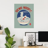 Verzend Noods Japans Noodle Soup Ramen Poster (Thuiskantoor)