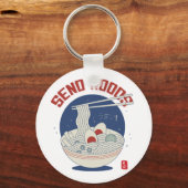 Verzend Noods Japans Noodle Soup Ramen Sleutelhanger (Voorkant)