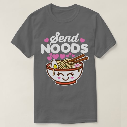 Verzend Noods Ramen T-shirt (Design voorkant)