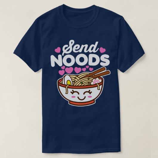 Verzend Noods Ramen T-shirt (Design voorkant)