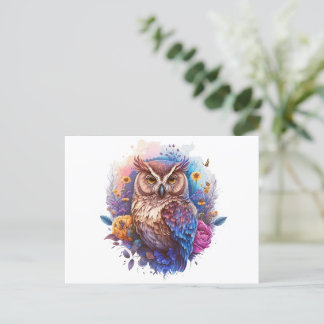Verzend Speciale Groeten met Owl Briefkaarten