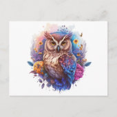 Verzend Speciale Groeten met Owl Briefkaarten (Voorkant)