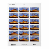 Verzend Titanic retouradreslabels Etiket (Full Sheet)