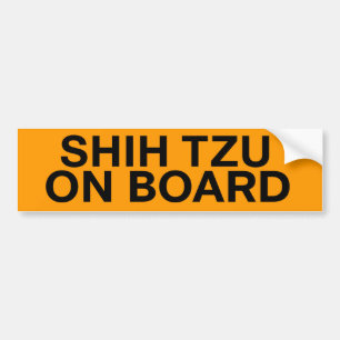 Verzend Tzu aan boord Aangepaste Bumperstickers