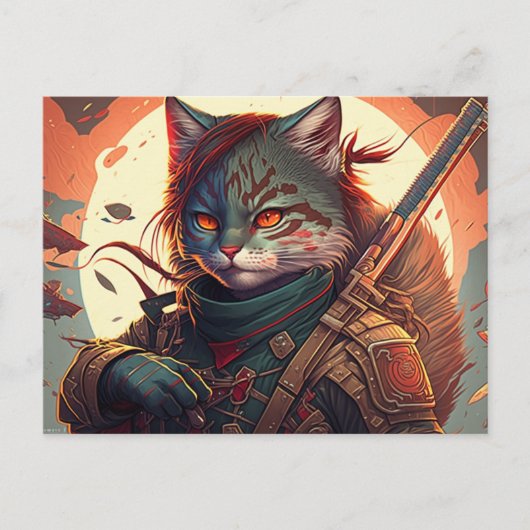 Verzend Uw Bericht met de Briefkaarten van de Kat  (Voorkant)