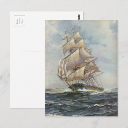 Verzend verzendkosten voor ouderen briefkaart (Voorkant / Achterkant)