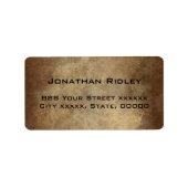 Verzendadres koper Label (Voorkant)